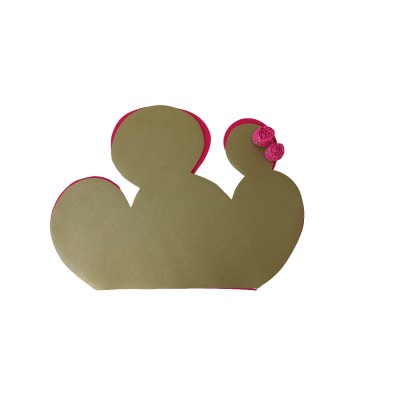 Tovagliette Ficodindia "CRI" sfondo FUXIA