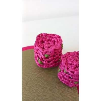 Tovagliette Ficodindia "CRI" sfondo FUXIA